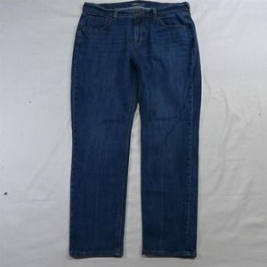 Old Navy 12 Boyfriend‎ Mid Rise Medium Wash Stretch Denim Jeans